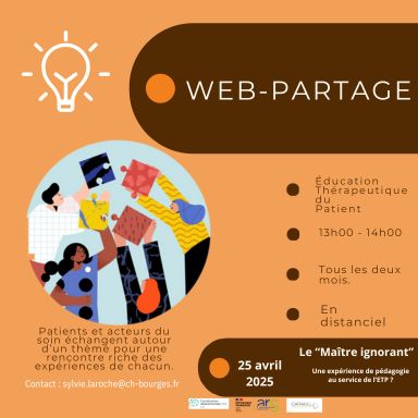 Le prochain web-partage de la coordination ETP18