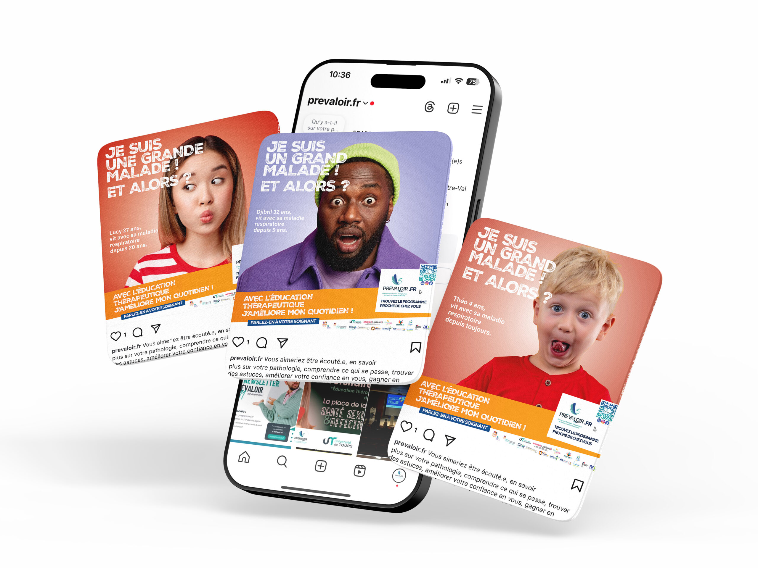 Smartphone And Caroseul Instagram Post Mockup