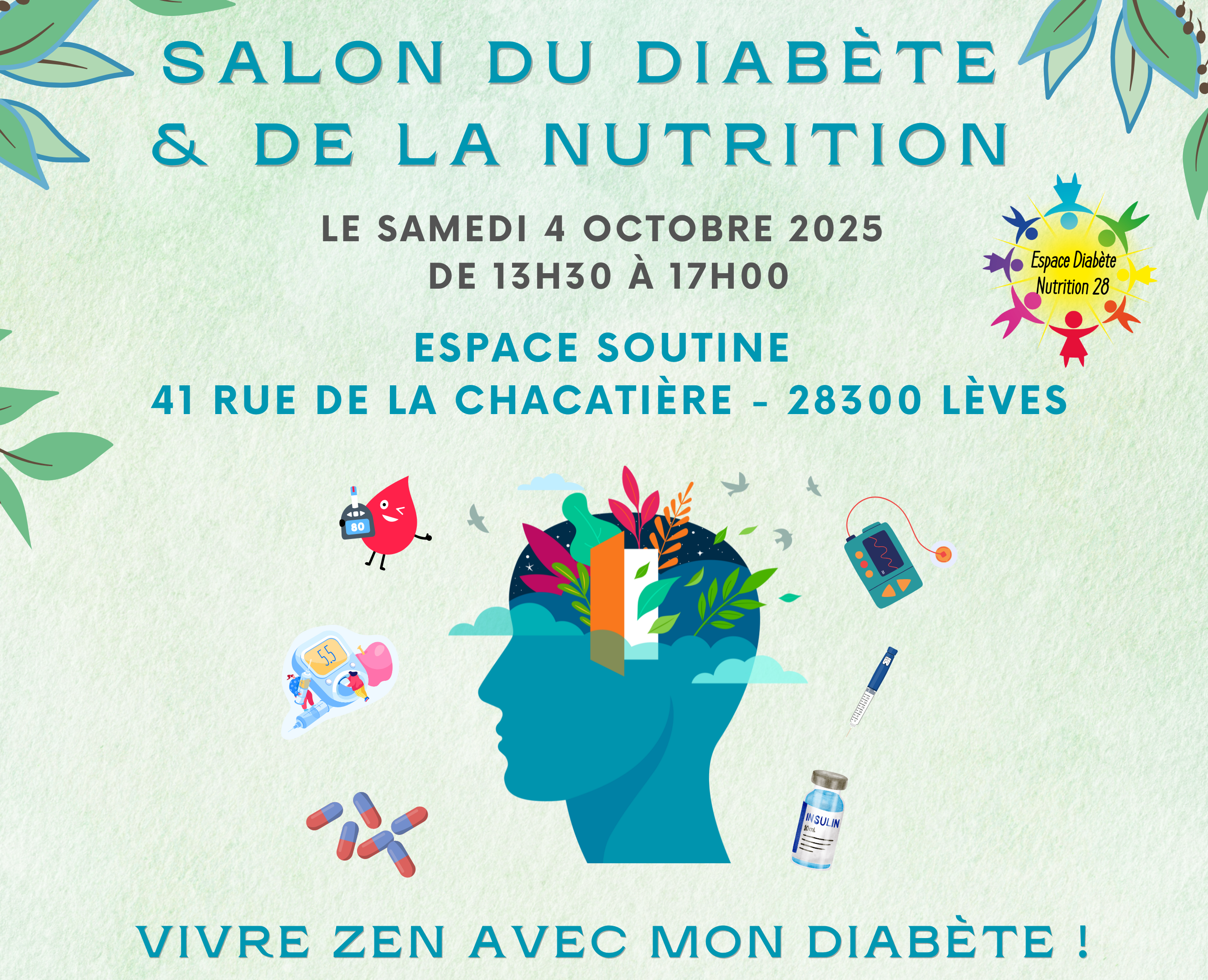 Salon du Diabète & de la Nutrition : samedi 4 octobre