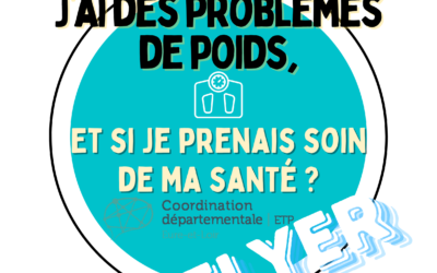 Flyer « J’ai de problèmes de poids, Et si je prenais soin de ma santé » pour les adultes ou enfants atteints d’obésité – version mai 2026
